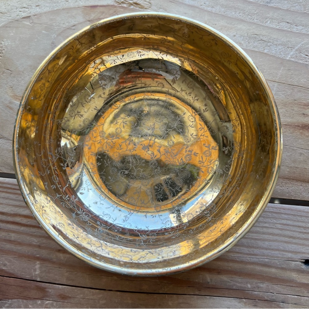 22 karat gold decorative bowl - Picture 4 of 10